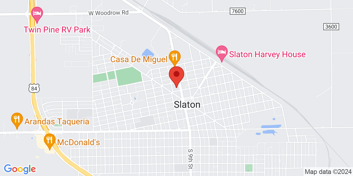 Map of Slaton City Library